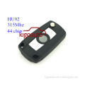 Refit Flip key 3 button HU92 315mHZ with 44 chip for BMW 1 3 series car flip key